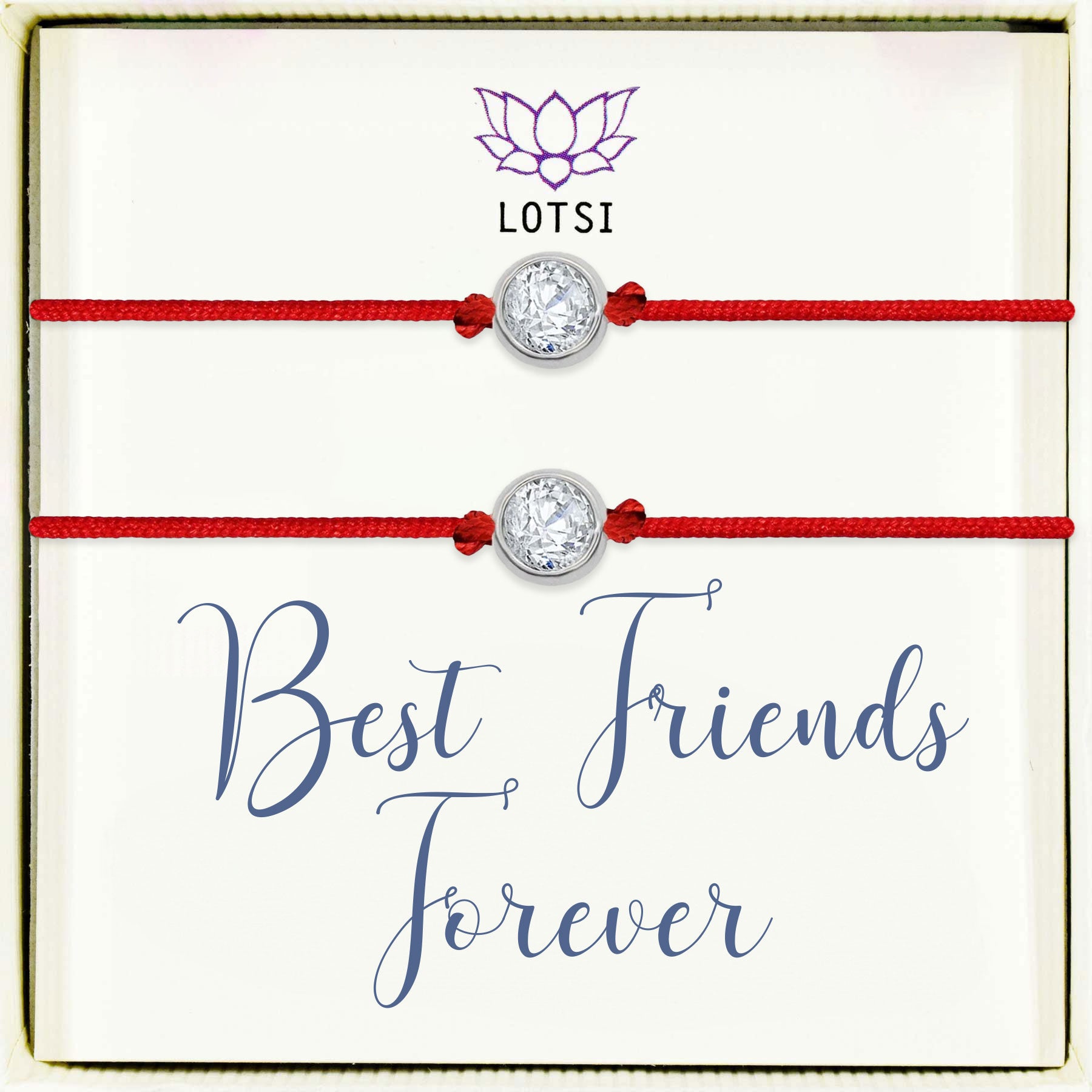 Silver Best Friends Bracelets