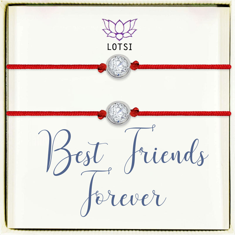 Silver Best Friends Bracelets
