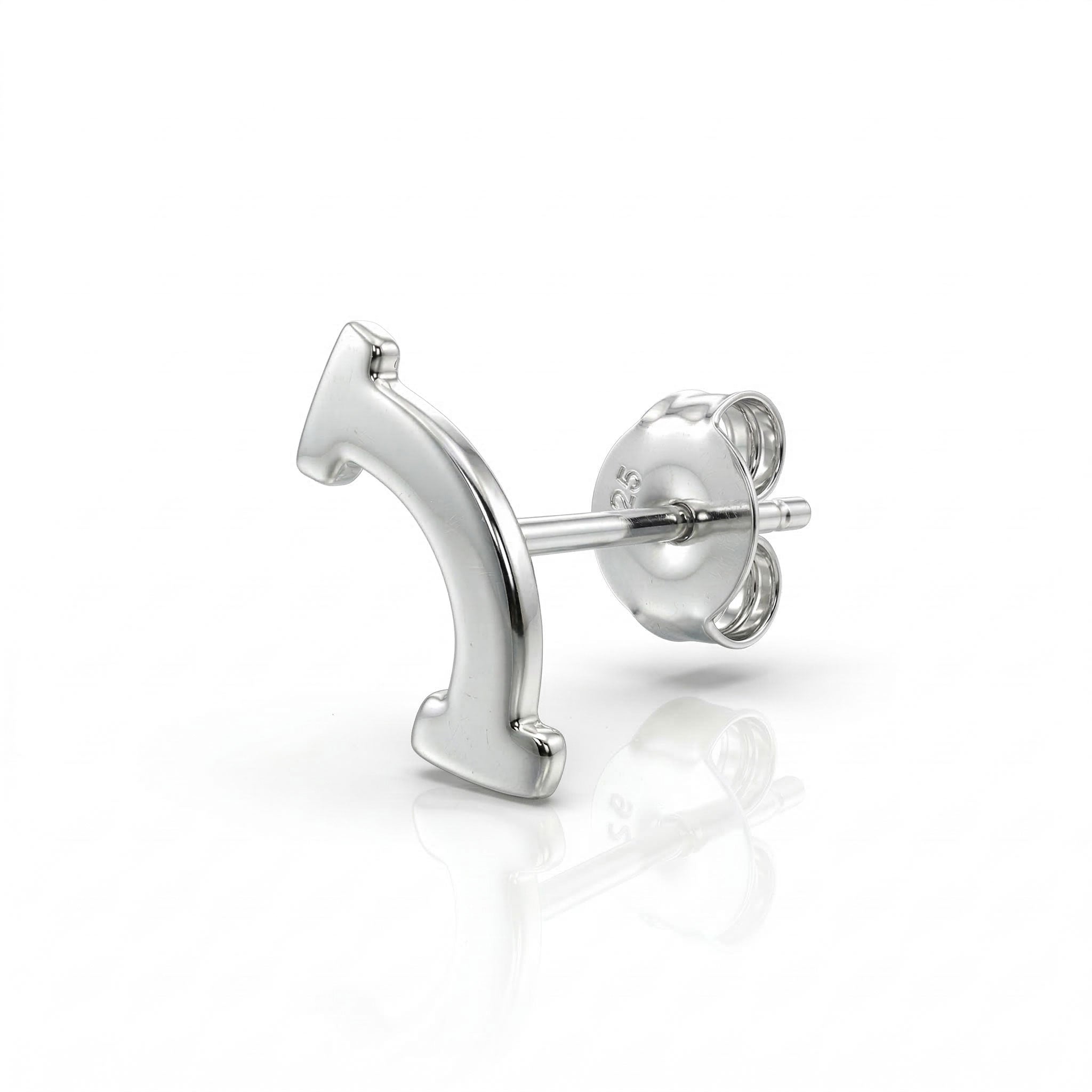 Silver earring