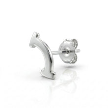 Silver earring