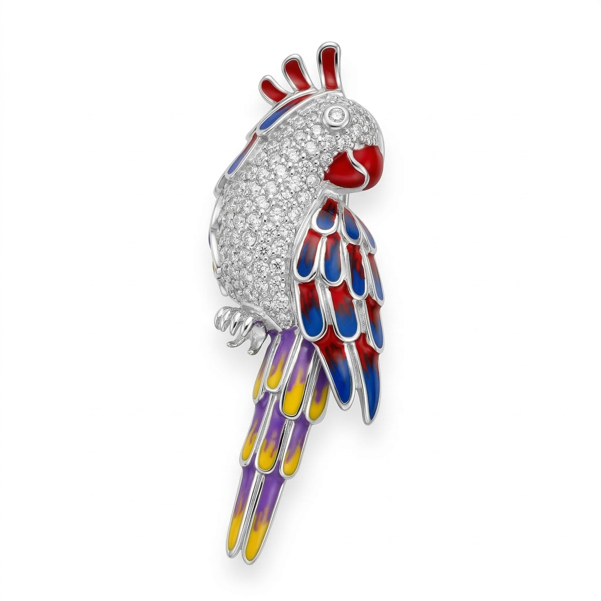 Silver pendant - brooch