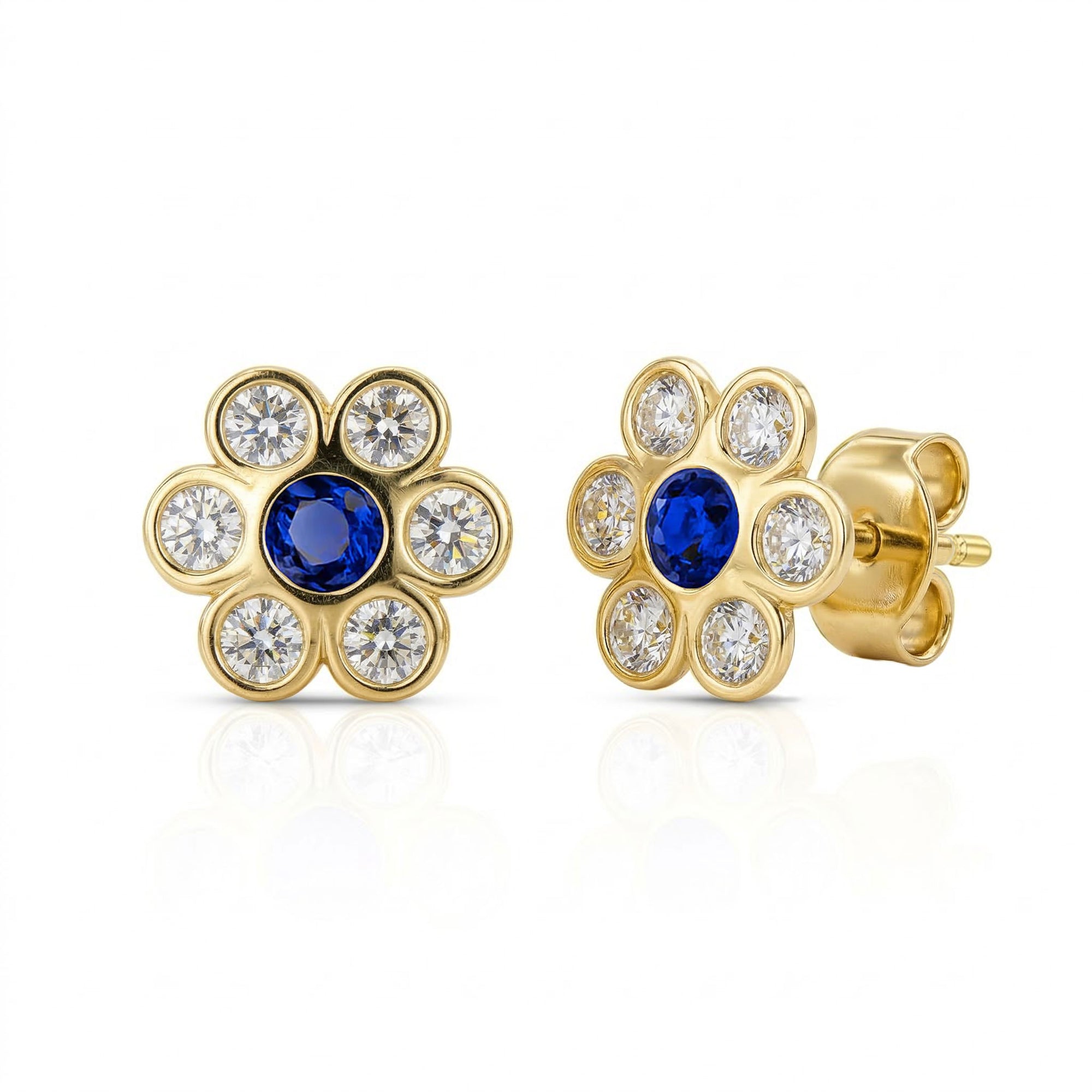 Gold earrings