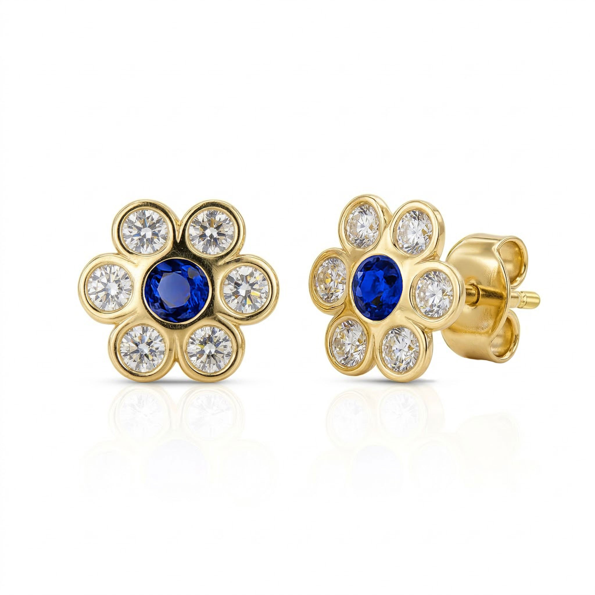 Gold earrings