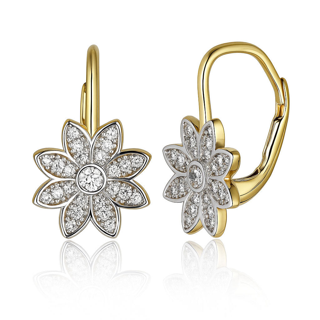 Gold earrings