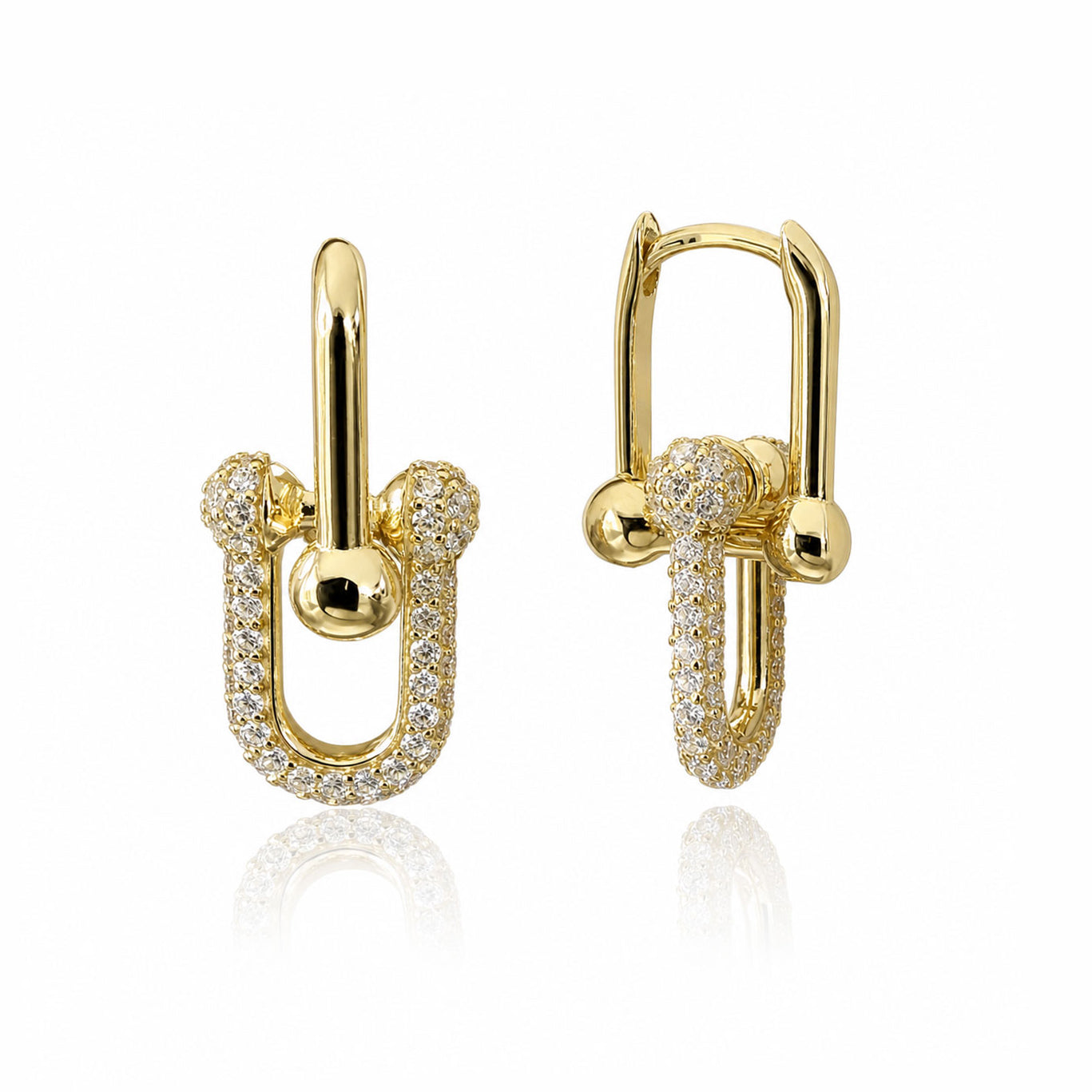 Silver earrings