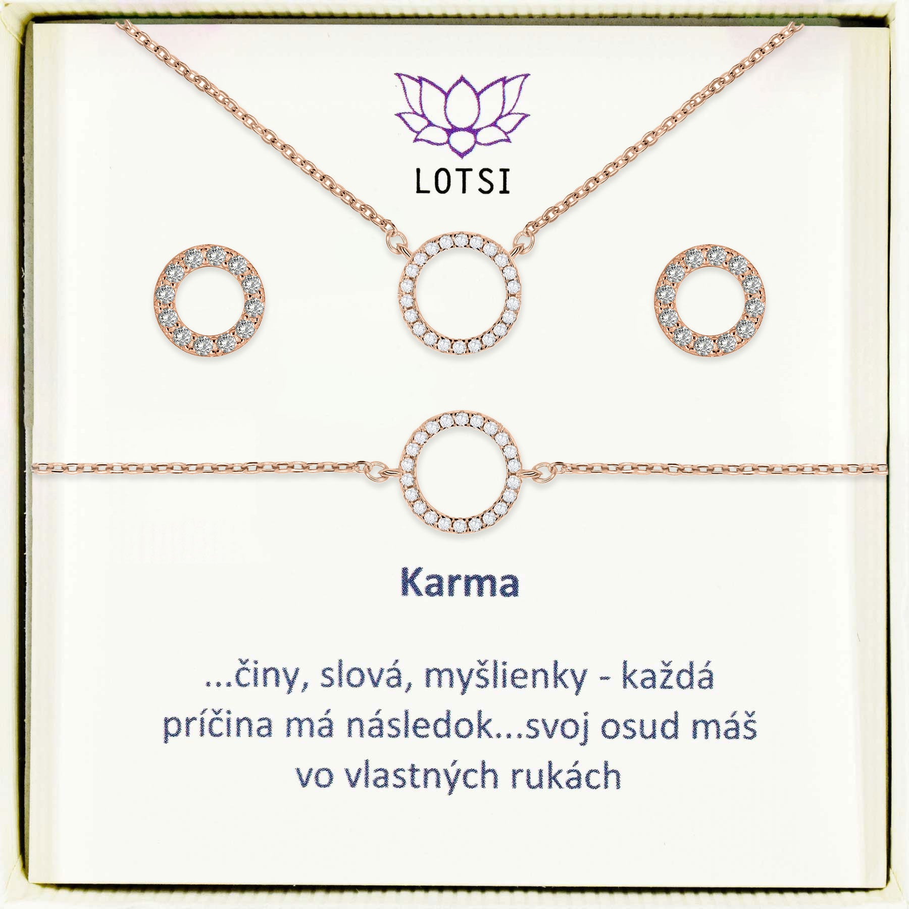 Karma silver set