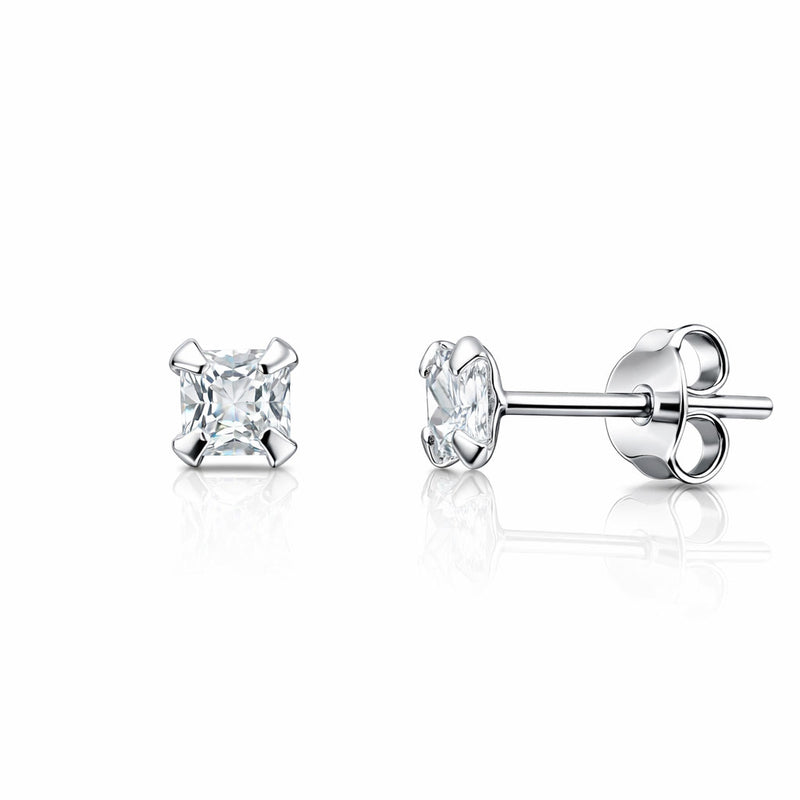 Silver earrings