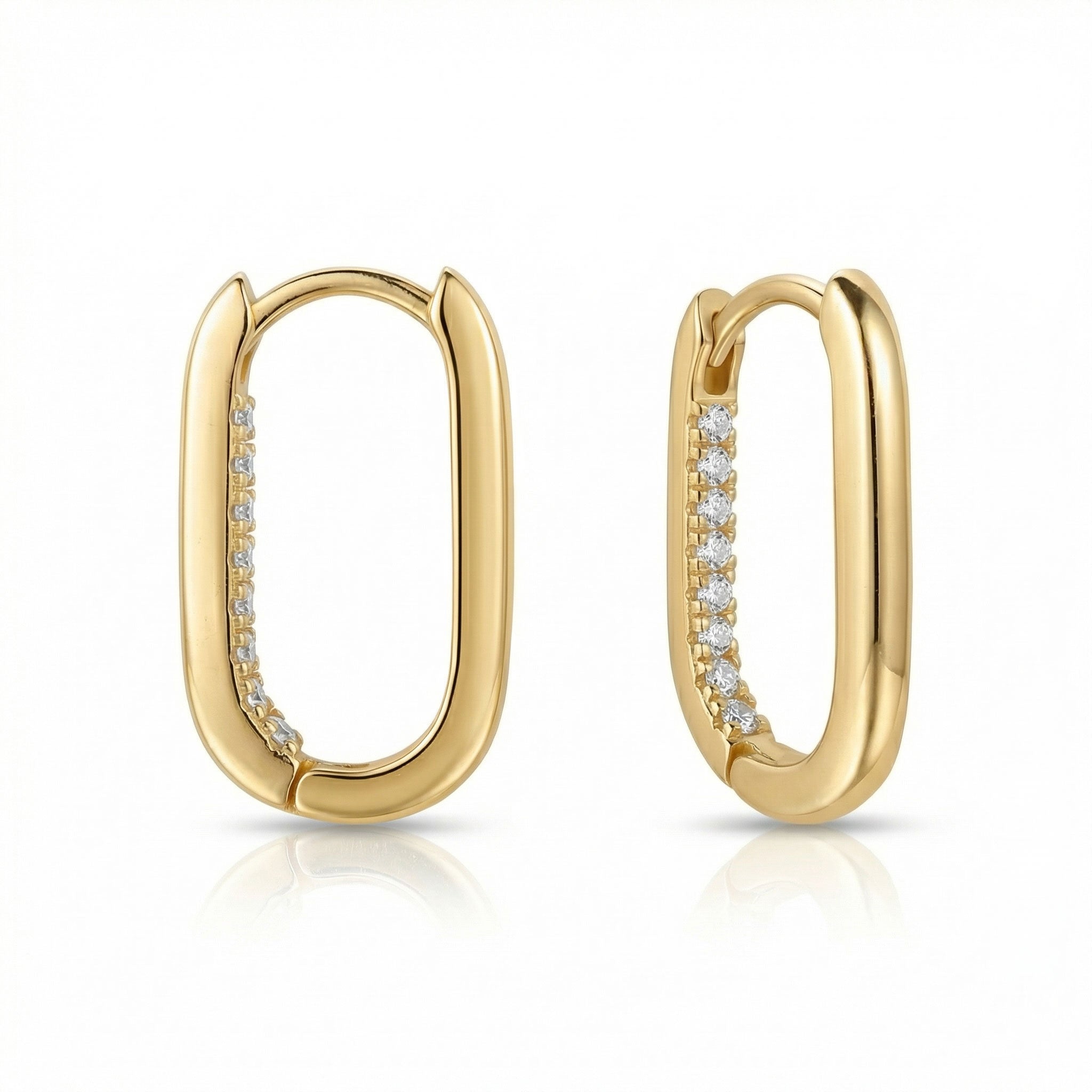 Silver earrings