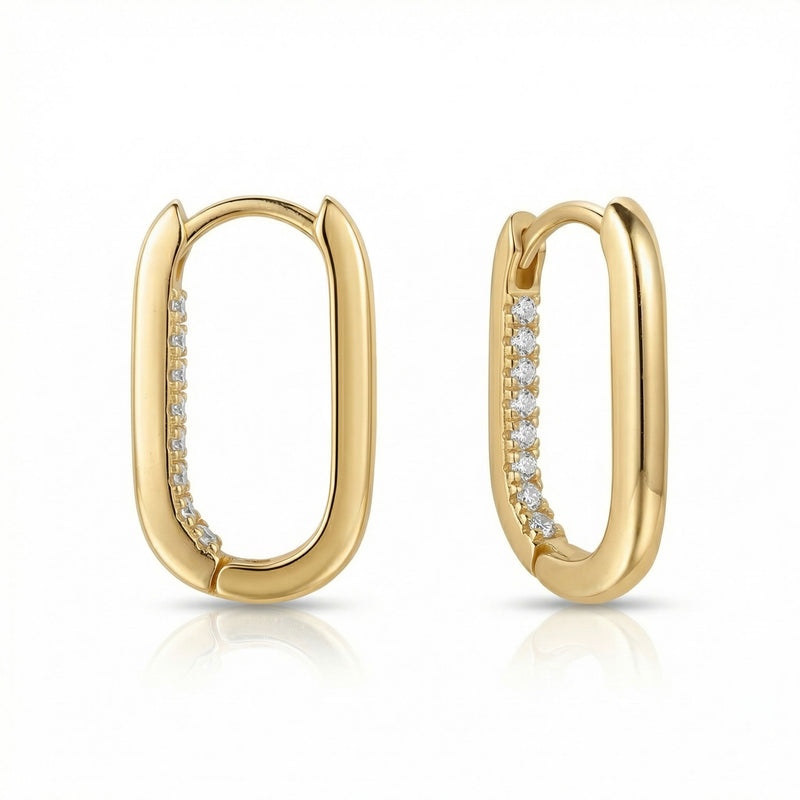 Silver earrings