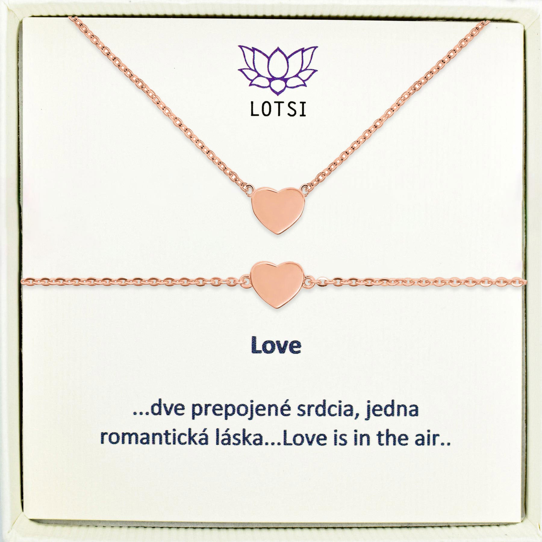 Silver set Love