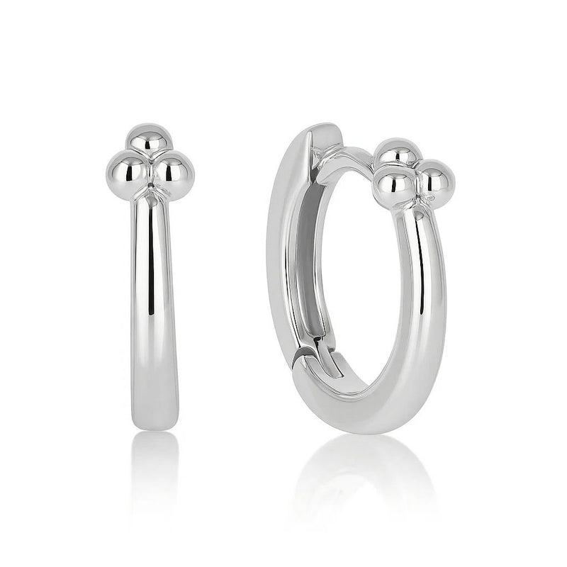 Silver earrings