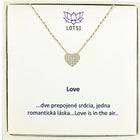 Gold chain Love gold