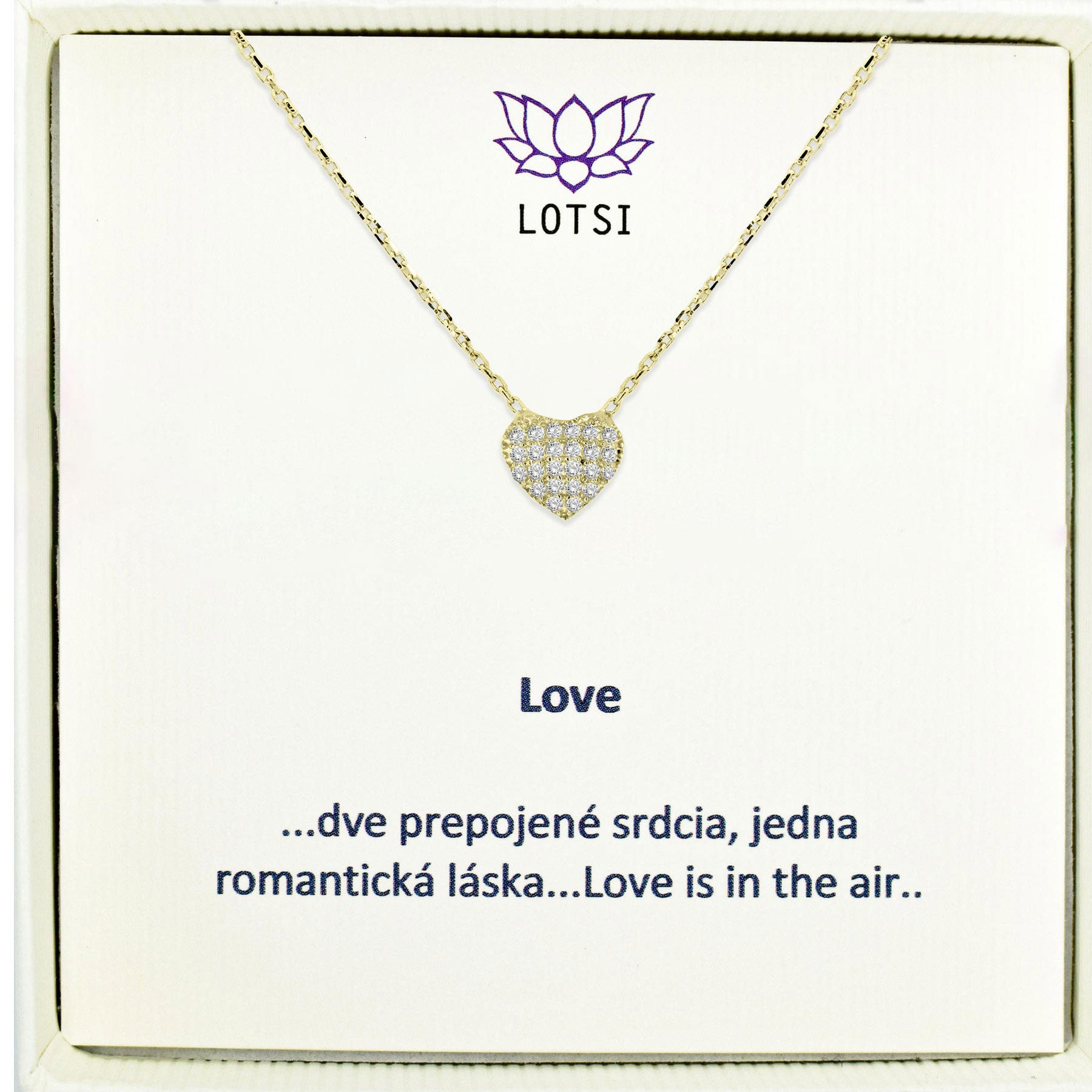 Gold chain Love gold
