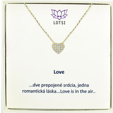 Gold chain Love gold