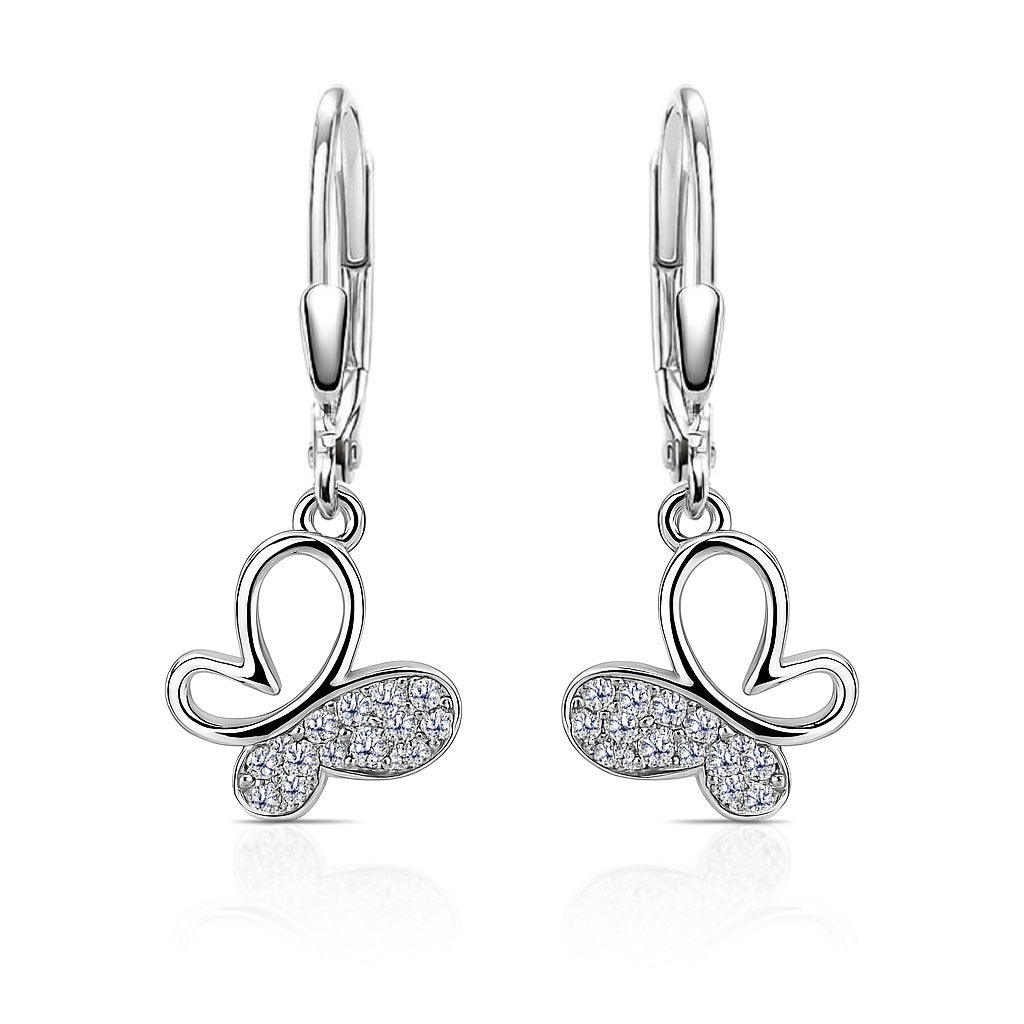 Silver earrings