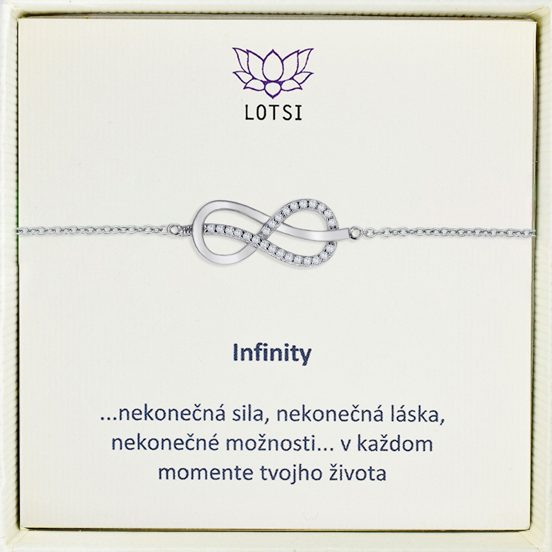 Silver Infinity Bracelet