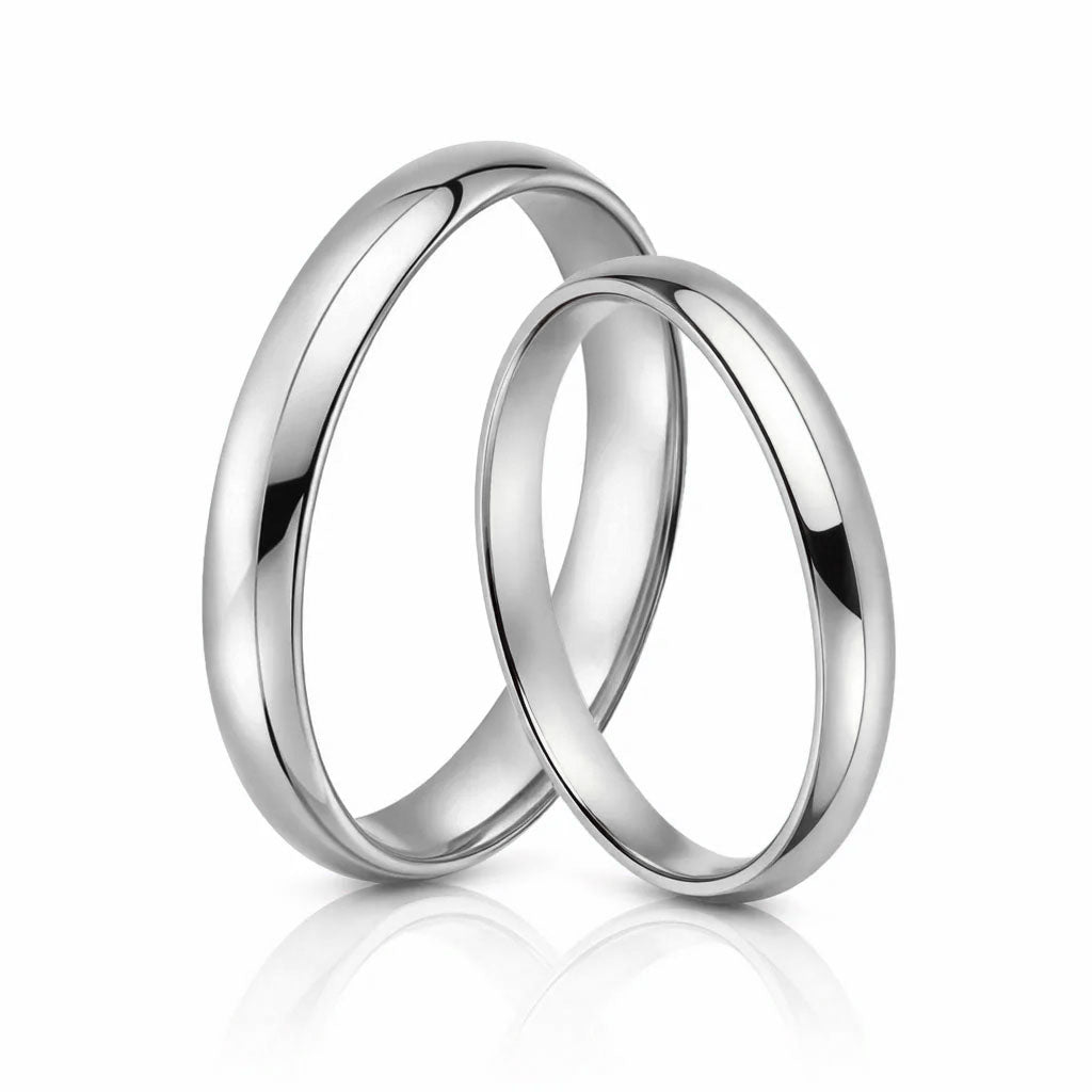Gold rings - pair