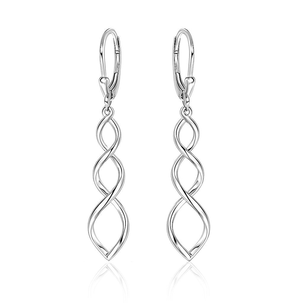 Silver earrings