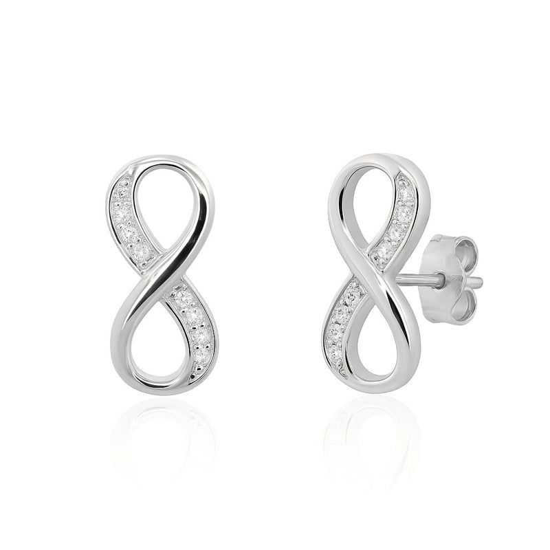 Silver earrings