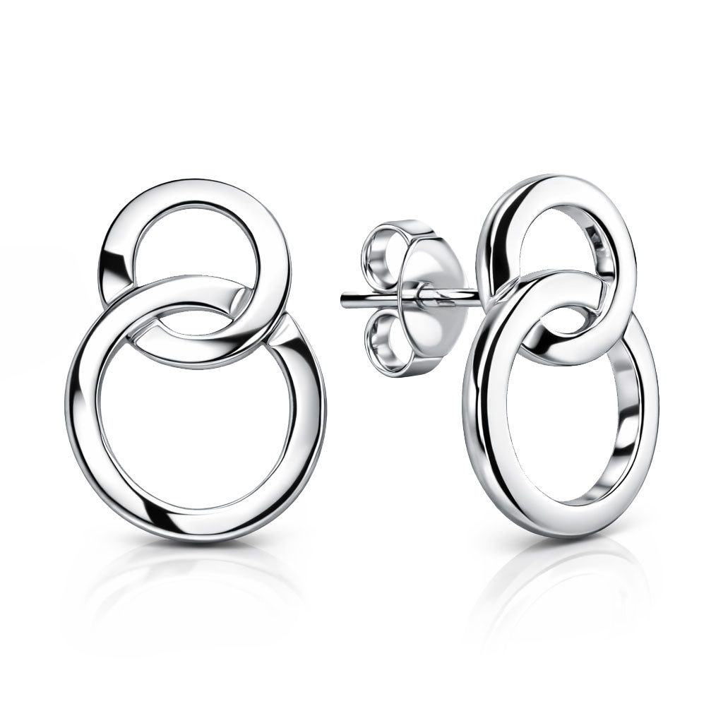 Silver earrings