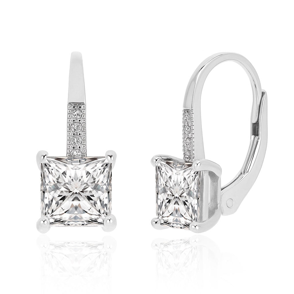 Silver earrings
