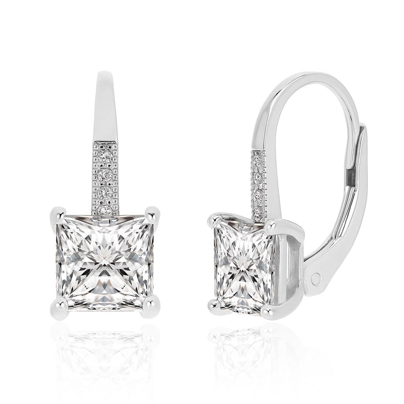 Silver earrings
