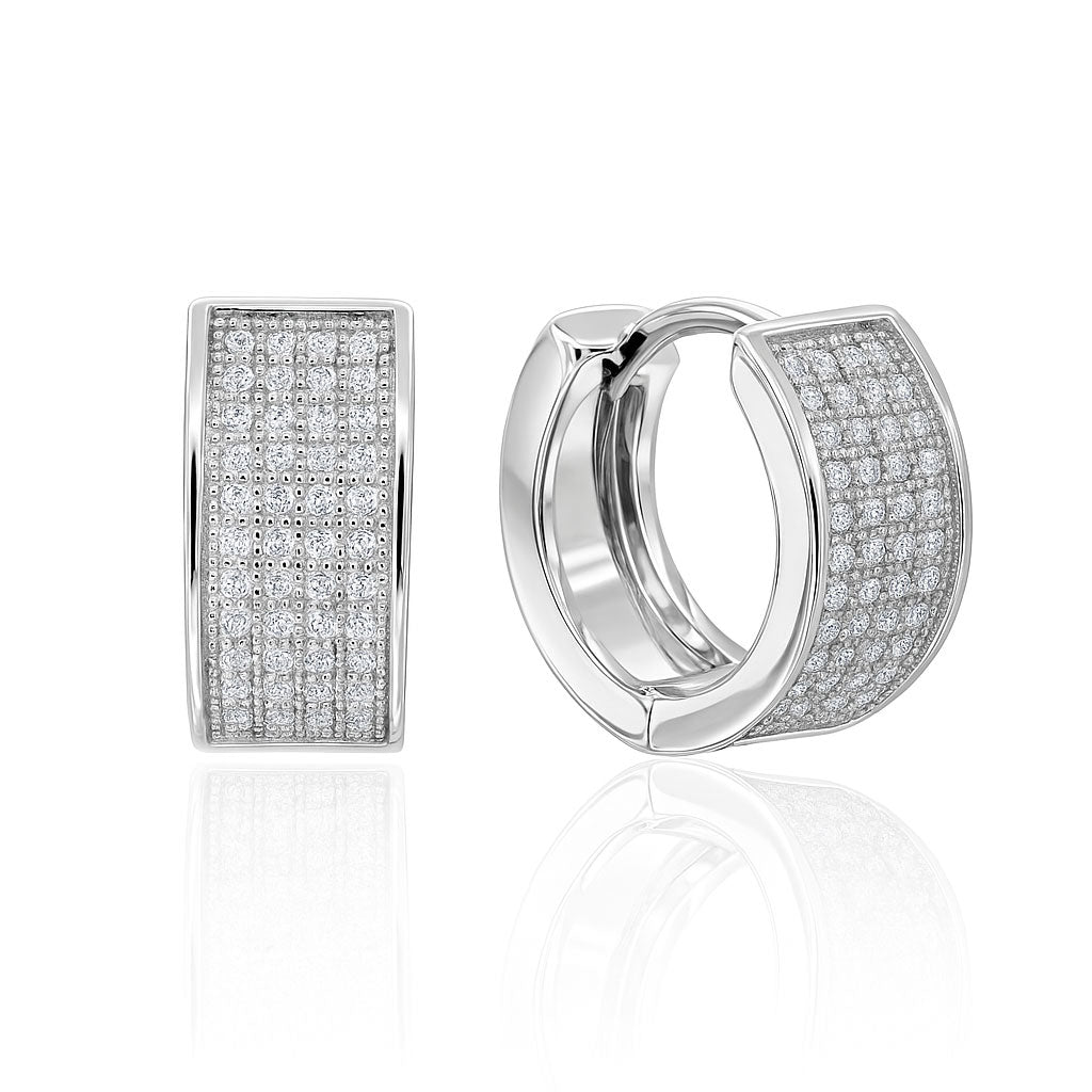 Silver earrings