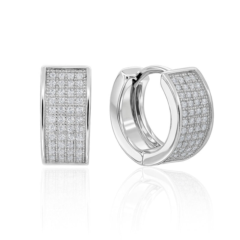 Silver earrings