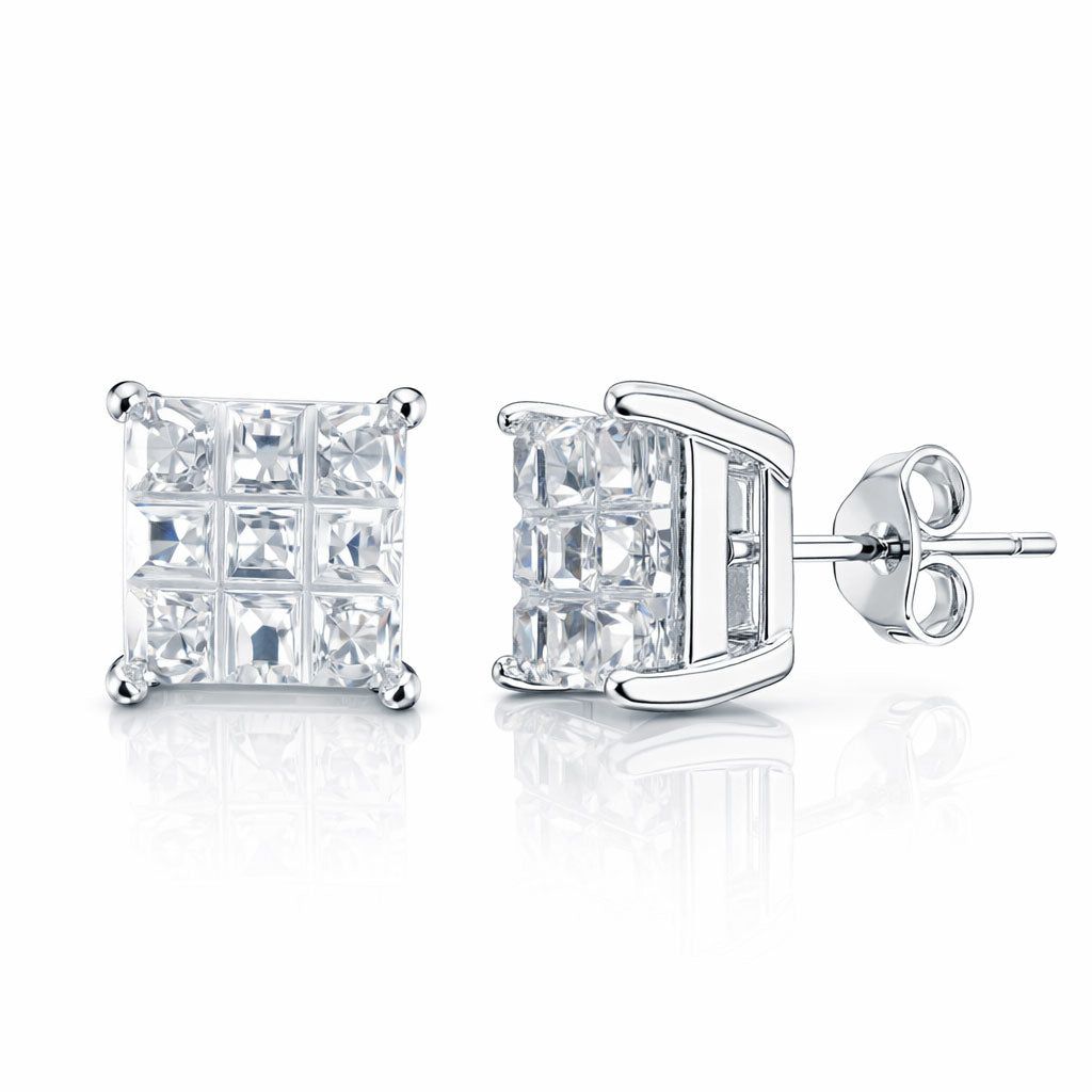 Silver earrings