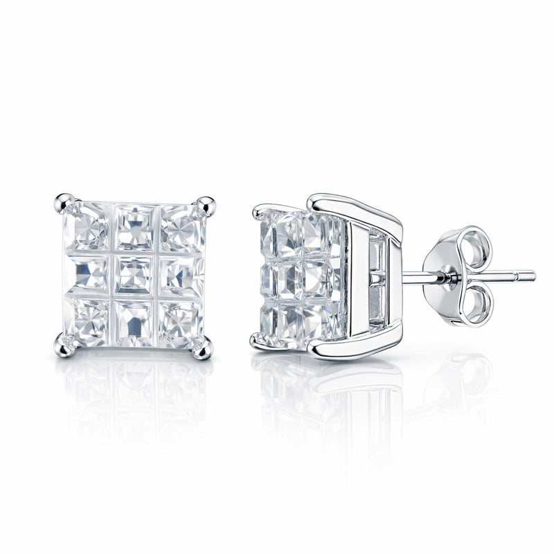Silver earrings