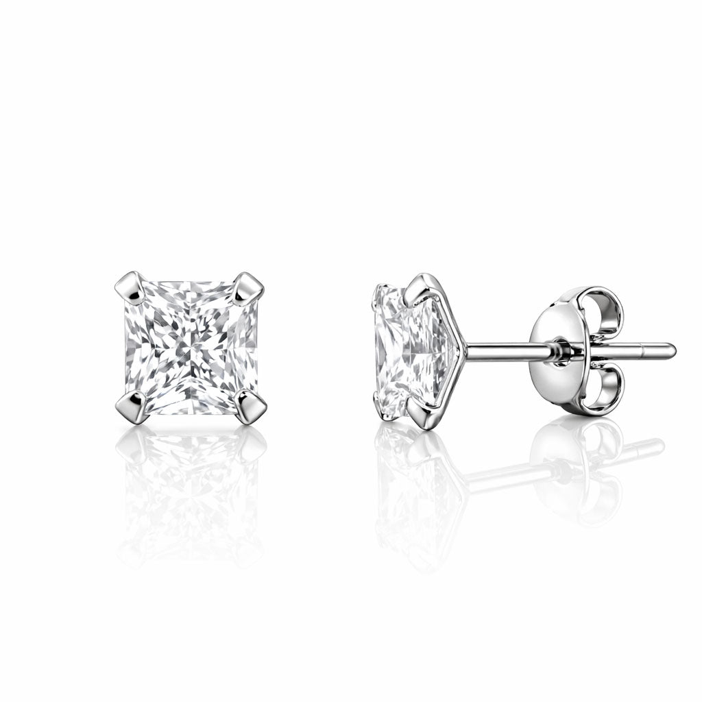 Silver earrings