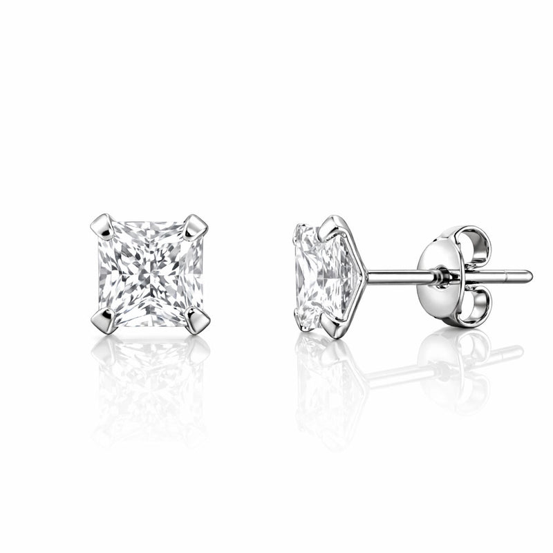 Silver earrings