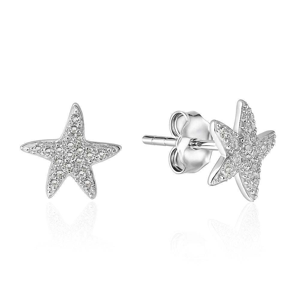 Silver earrings