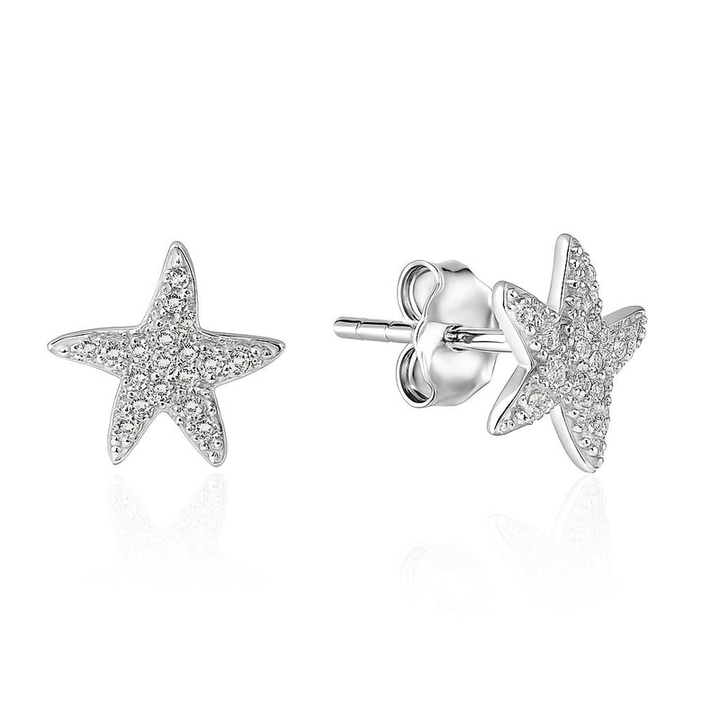 Silver earrings