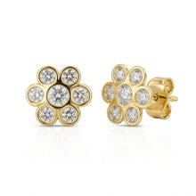 Gold earrings