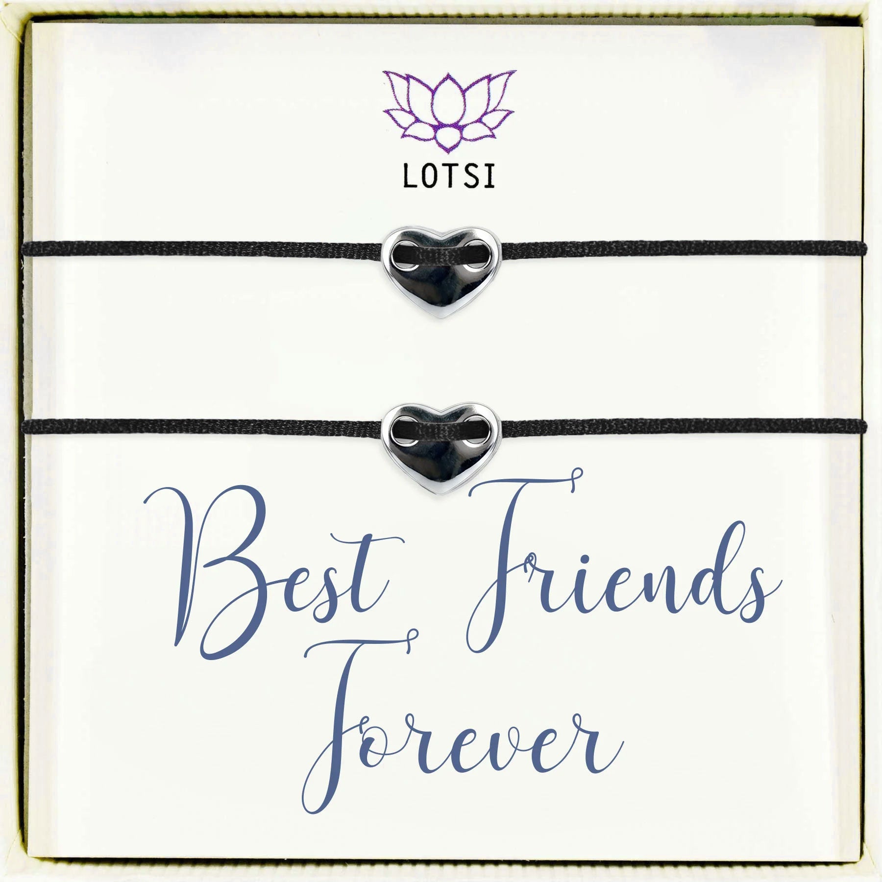 Silver Best Friends Bracelets
