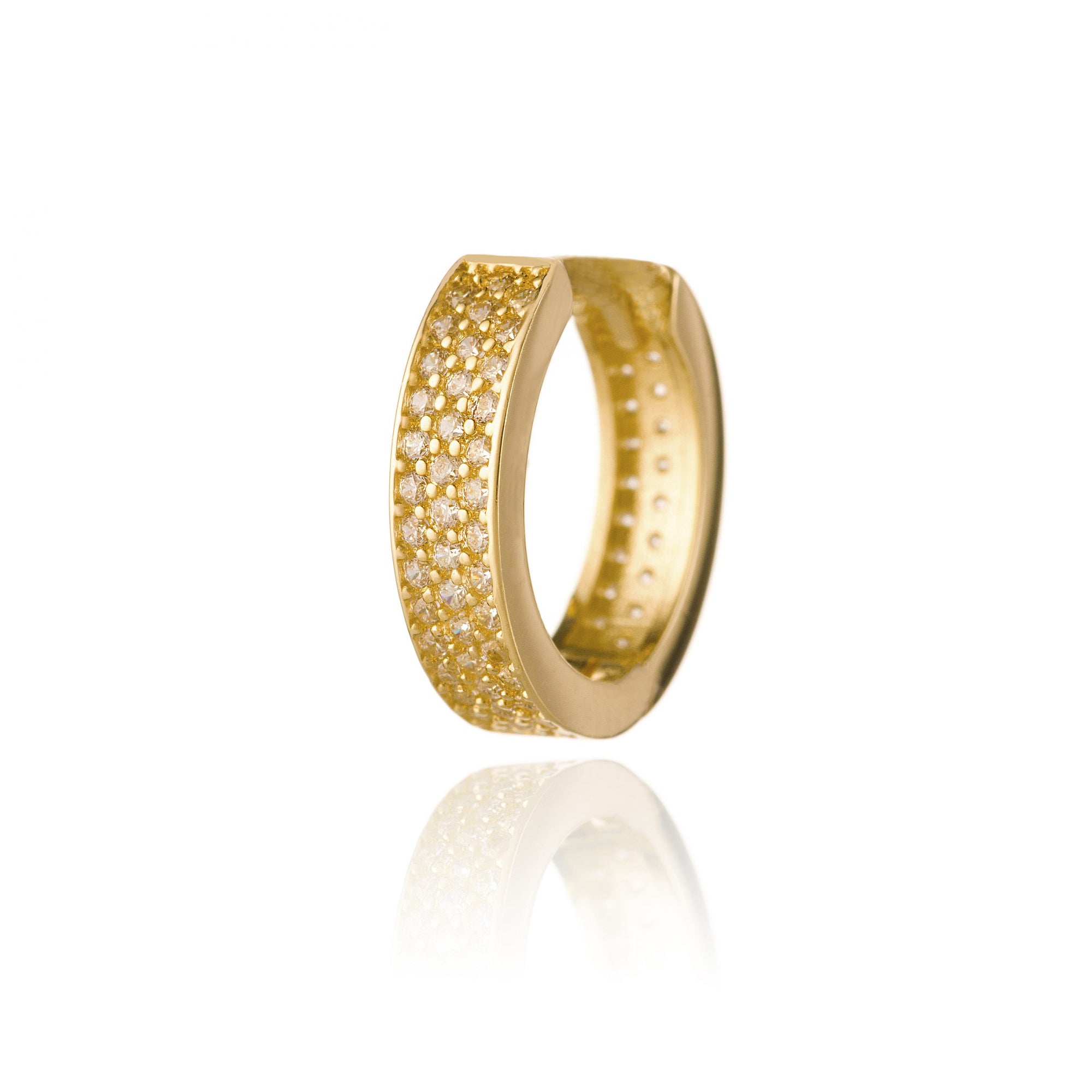 Gold earrings
