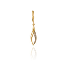 Gold earrings