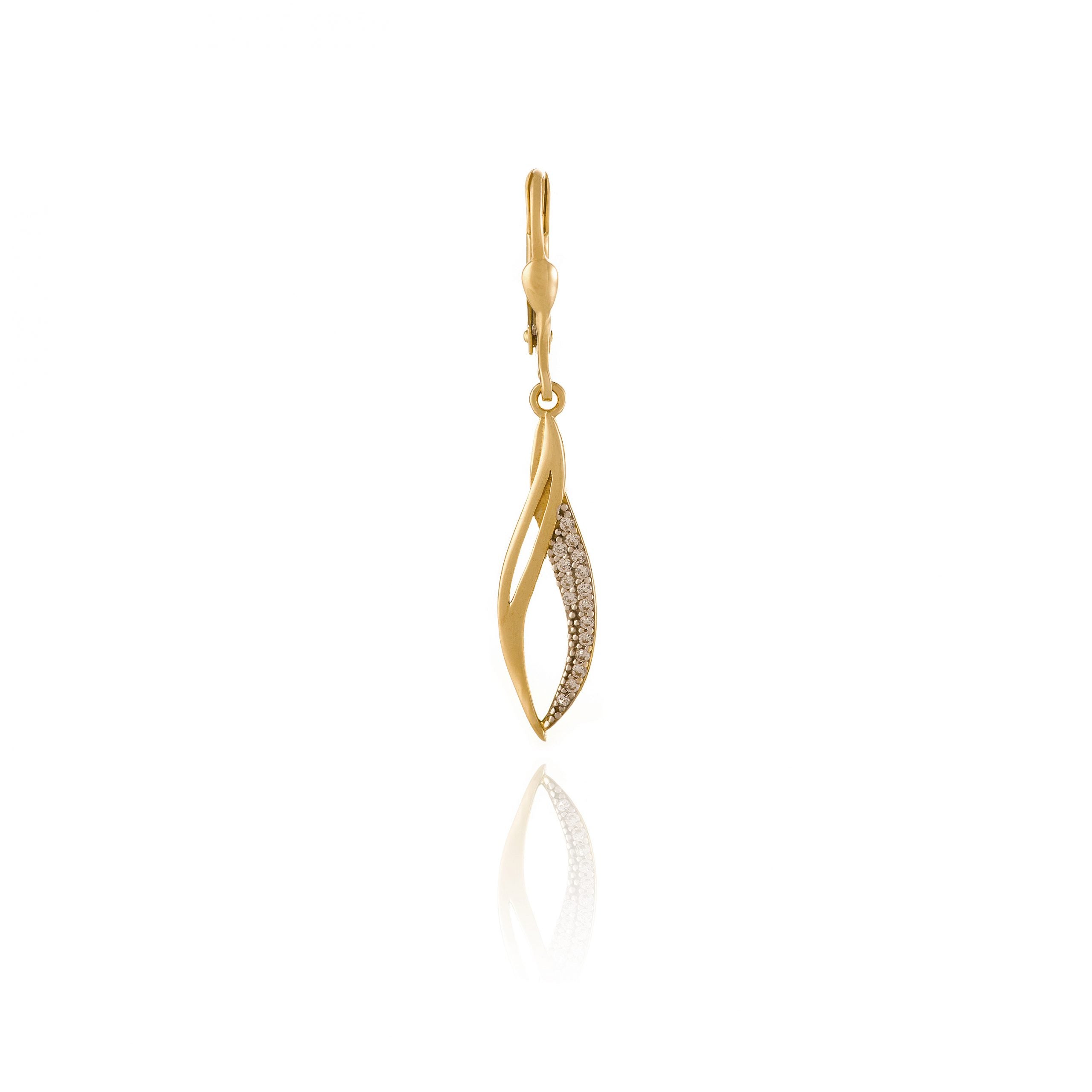 Gold earrings