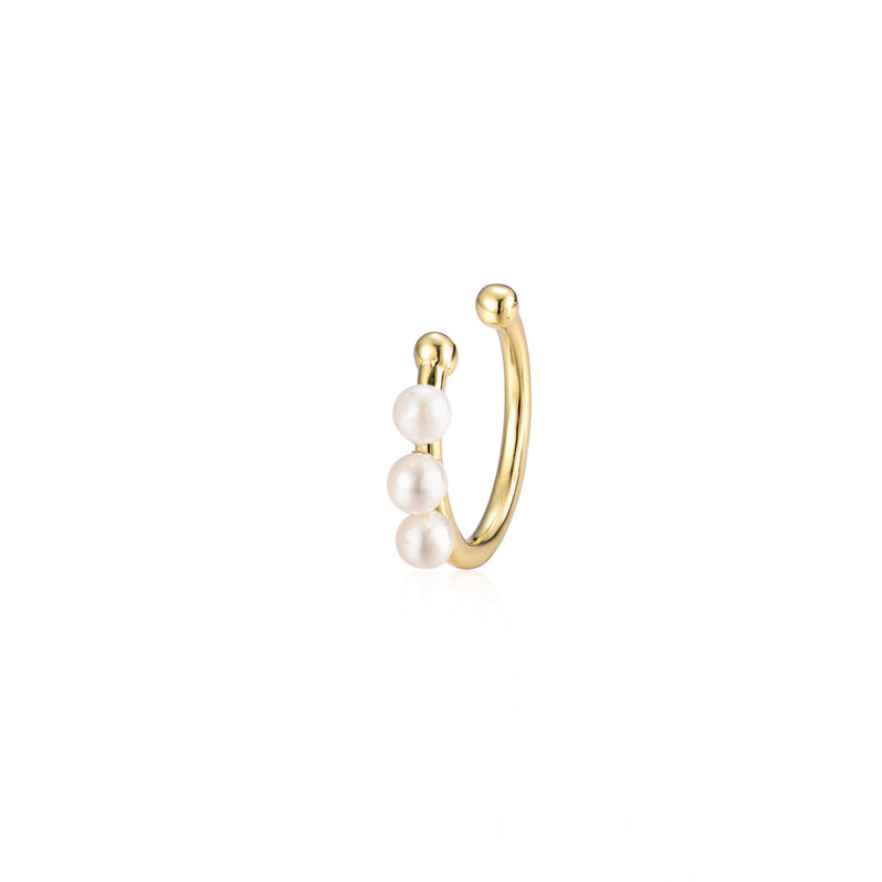 Silberner Ohr-Cuff