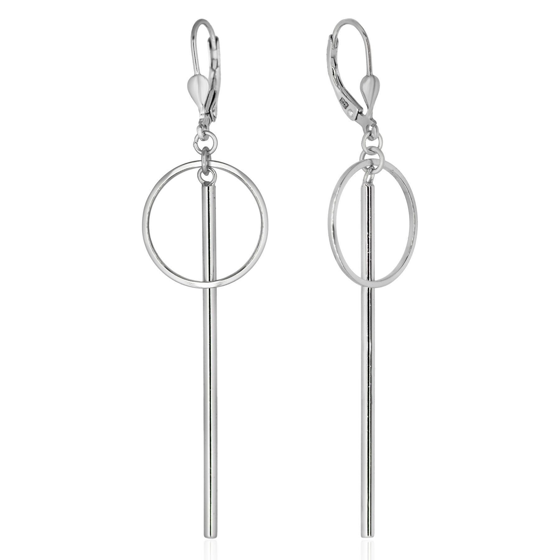 Silver earrings