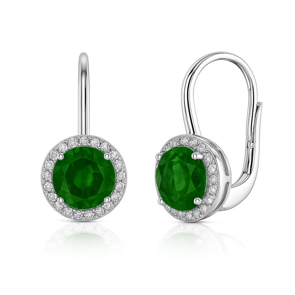 Silver earrings