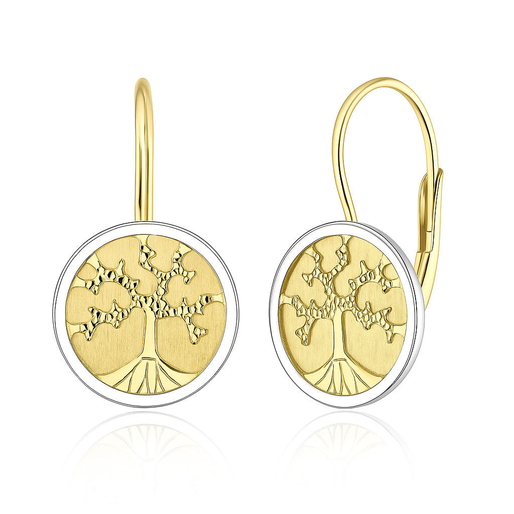 Gold earrings