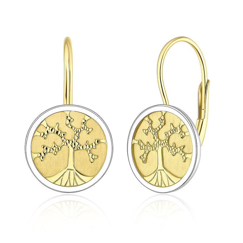 Gold earrings
