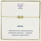 Infinity gold bracelet