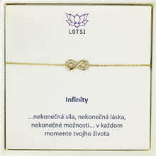 Infinity gold bracelet