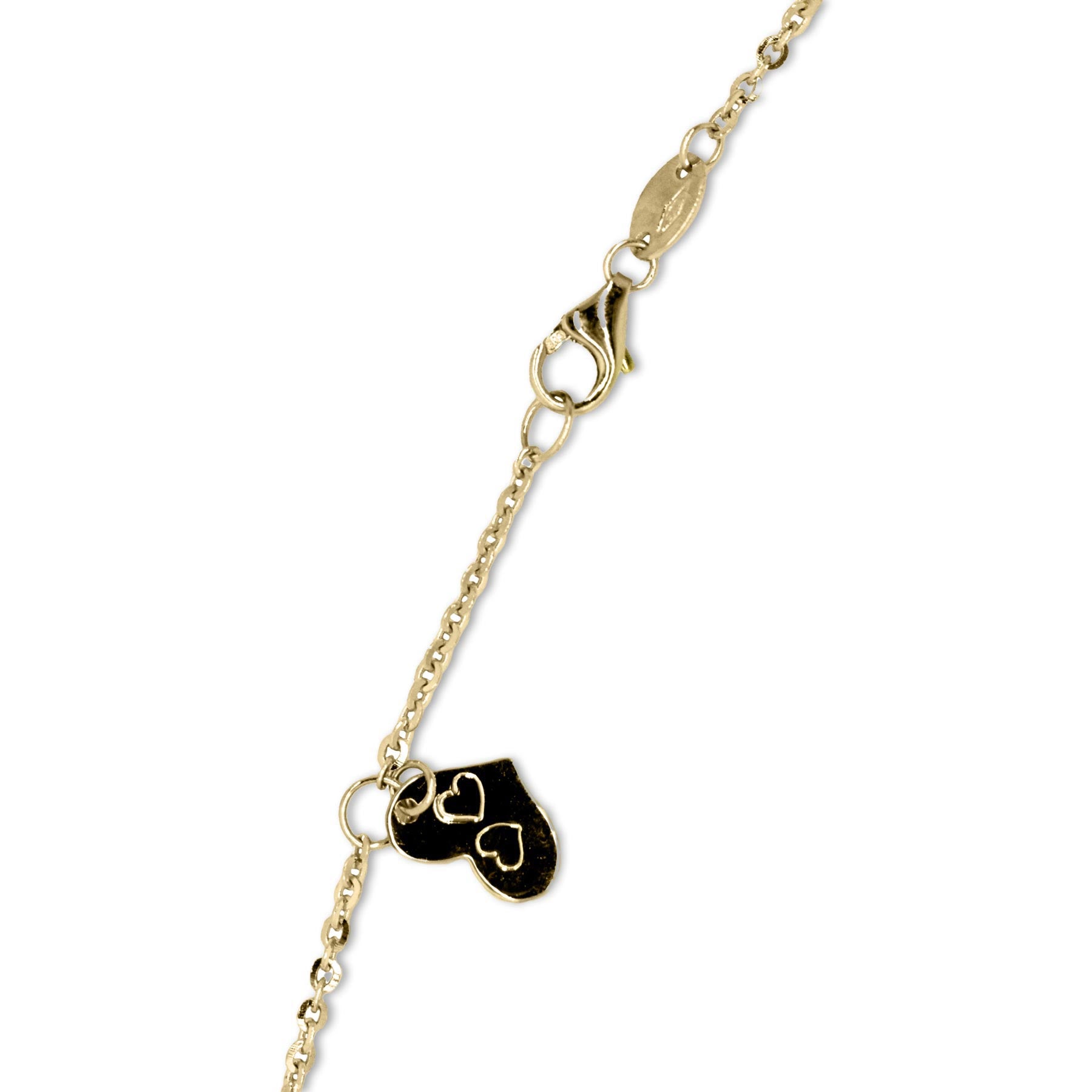 Gold bracelet Love