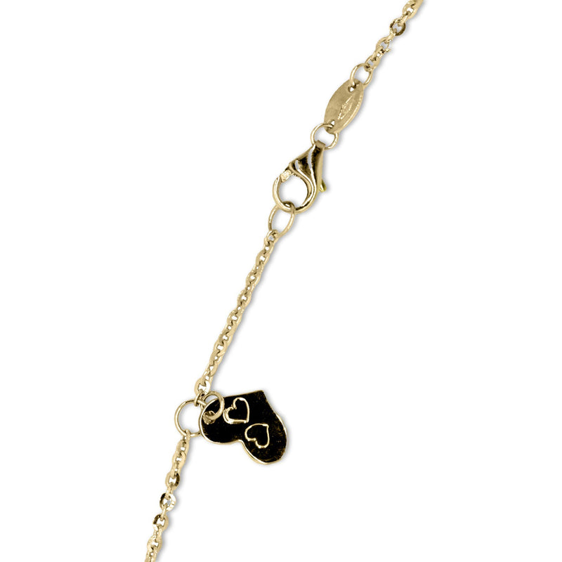 Gold bracelet Love