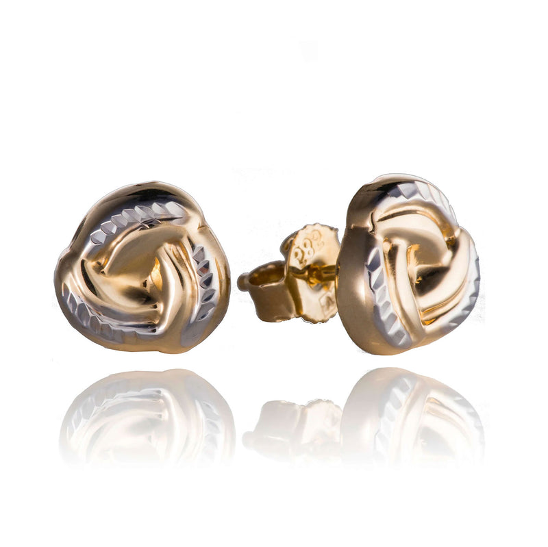 Gold earrings