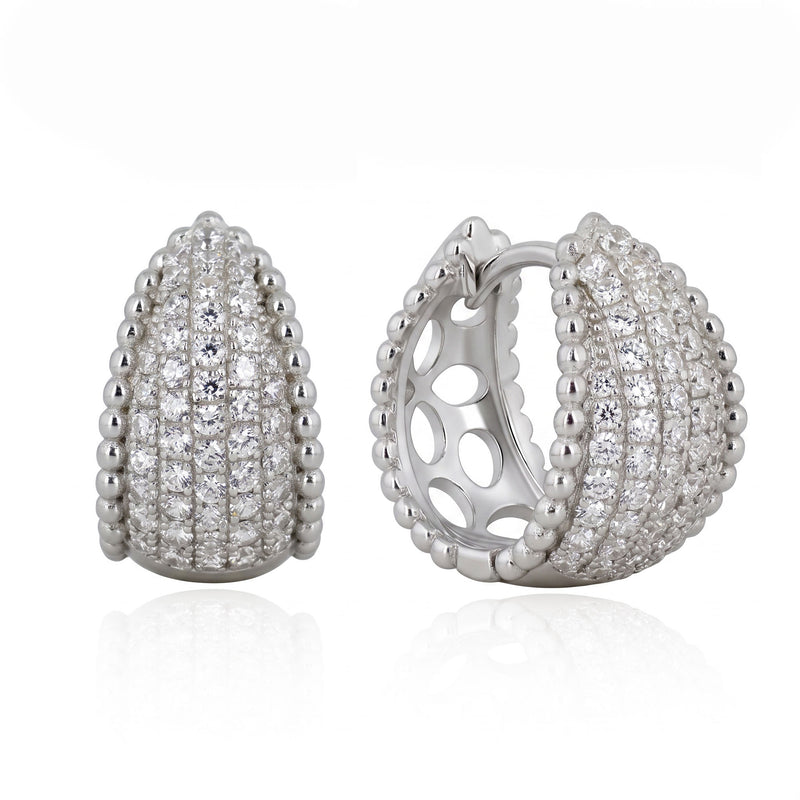 Silver earrings